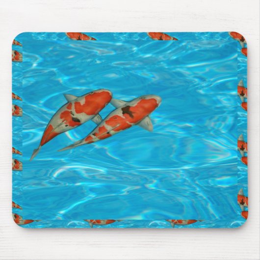 Koi Karpfen Mousepad (Vorne)