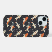Koi-Karpfen-Muster iPhone 15 Hülle (Rückseite (Horizontal))