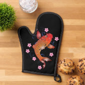 Koi-Karpfen Ofenhandschuh (Oben unten)