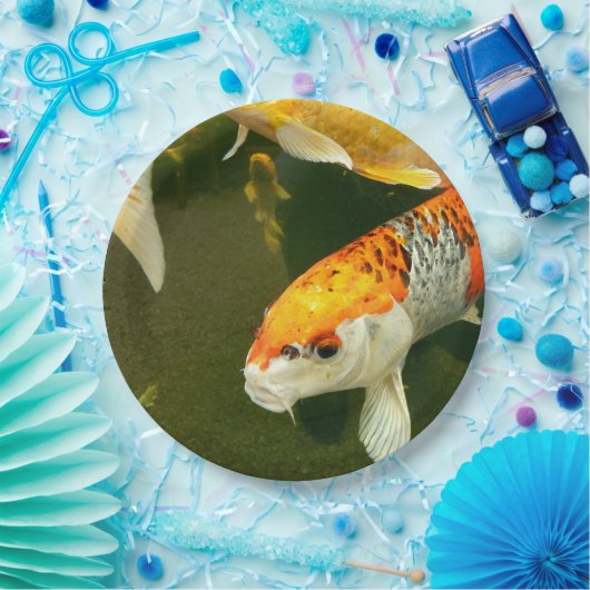 Koi Karpfen-Pappteller Pappteller (Party)