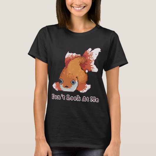 Koi-Karpfen Pixel T-Shirt (Vorderseite)