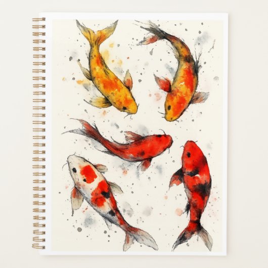 Koi-Karpfen Planer (Vorderseite)