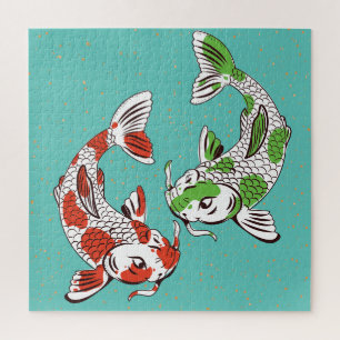 Koi-Karpfen Puzzle