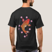 Koi-Karpfen T-Shirt (Rückseite)