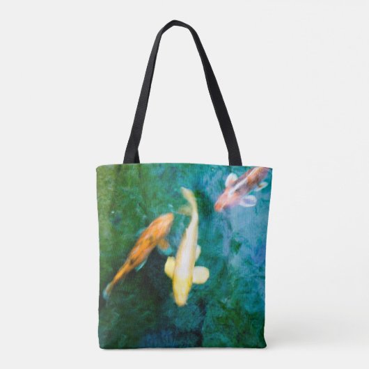 Koi Karpfen Tasche (Rückseite)