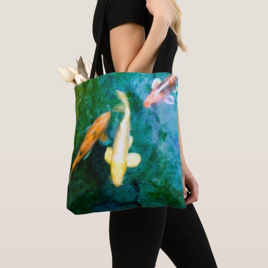 Koi Karpfen Tasche (Von Nahem)
