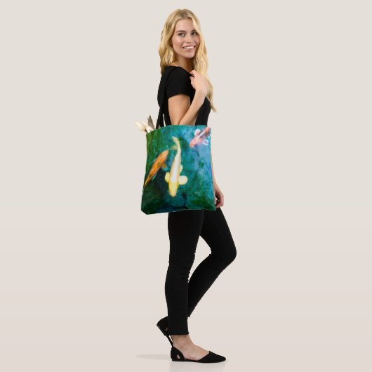 Koi Karpfen Tasche (Am Model)
