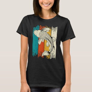 Koi-Karpfen Vintage-Koi-Fisch T-Shirt