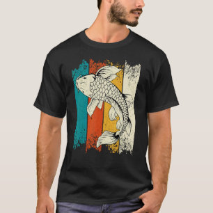 Koi-Karpfen Vintage-Koi-Fisch T-Shirt