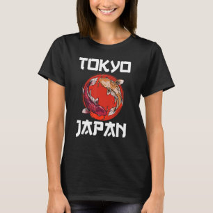 Koi-Karpfenfischhalter Japanischer Fisch  Tokio Ja T-Shirt