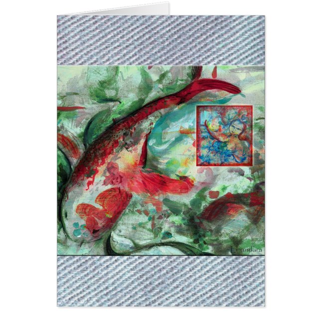 Koi-Karpfenfischmalerei (Vorne)