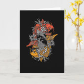 Koi Karte (Gelbe Blume)