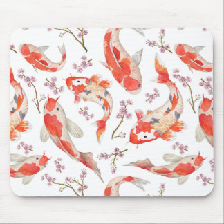Koi Kirschblüten-Muster Mousepad