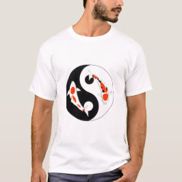 Koi Kohaku und Taisho Sanke Yin Yang T-Shirt