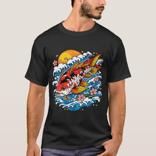 Koi Liebhaber T-Shirt (Vorderseite)