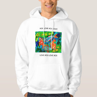 Koi Love Sweatshirt Kapuzenpullover