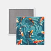 Koi Magnet (Vorderseite/Rückseite)