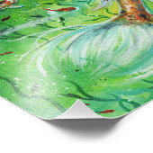 Koi mermaid Lily von Renee Lavoie Fotodruck (Ecke)