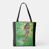Koi mermaid Lily von Renee Lavoie Tasche (Rückseite)