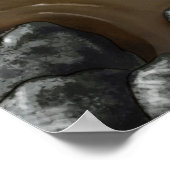 Koi Mermaid Print Poster (Ecke)