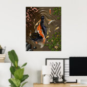 Koi Mermaid Print Poster (Heimbüro)