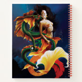 Koi Mermaid und Dragon Notizblock (Rückseite)
