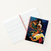Koi Mermaid und Dragon Notizblock (Innenseite)