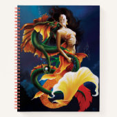 Koi Mermaid und Dragon Notizblock (Vorderseite)