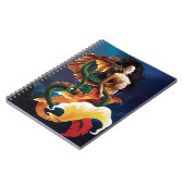 Koi Mermaid und Dragon Notizblock (Linke Seite)