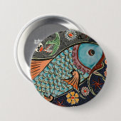 Koi Mosaic Button (Vorne & Hinten)