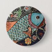 Koi Mosaic Button (Vorderseite)