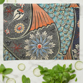 Koi Mosaic Handtuch (Gefaltet)