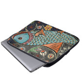 Koi Mosaic Laptopschutzhülle (Vorne Knopf)