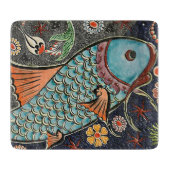 Koi Mosaic Schneidebrett (Vorderseite)