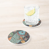 Koi Mosaik Untersetzer (Seite)