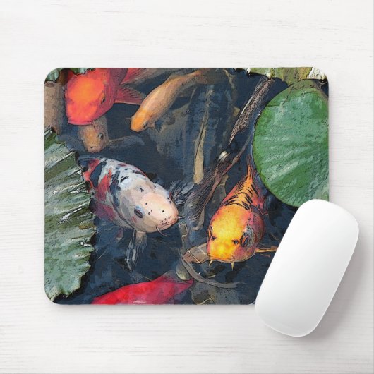 Koi Mousepad (Mit Mouse)