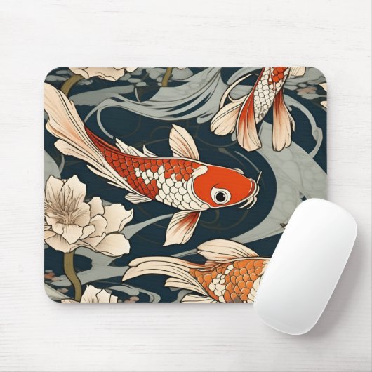 Koi Mousepad (Mit Mouse)
