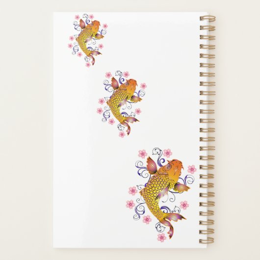 Koi Name Journal Planer (Rückseite)