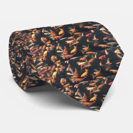 Koi Necktie Krawatte (Gerollt)