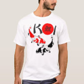 KOI - Nishikigoi Bekko Schwarz 1 T - Shirt (Vorderseite)
