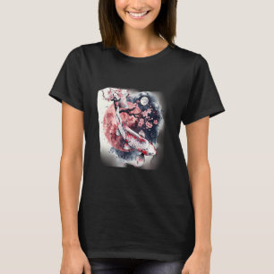 Koi Nishikigoi Fisch Asiatischer Karpfen Sakura Ki T-Shirt