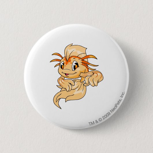 Koi Orange Button (Vorderseite)