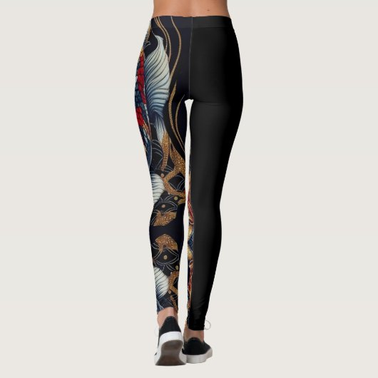 Koi Orange Leggings (Rückseite)