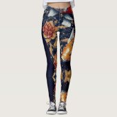 Koi Orange Leggings (Vorderseite)