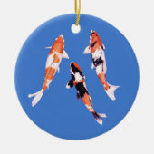 Koi-Ornament Keramikornament (Vorne)