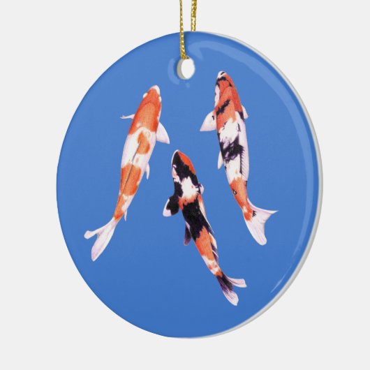Koi-Ornament Keramikornament (Links)