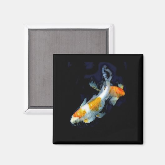 Koi Pair Magnet (Vorderseite/Rückseite)