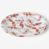 Koi Pappteller (Schrägansicht)