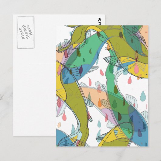 Koi Patterns - Postkarten (Vorne/Hinten)