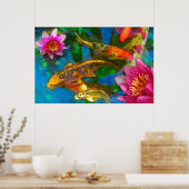 koi play, poster (Küche)